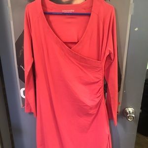 Pink soft surrounding dress